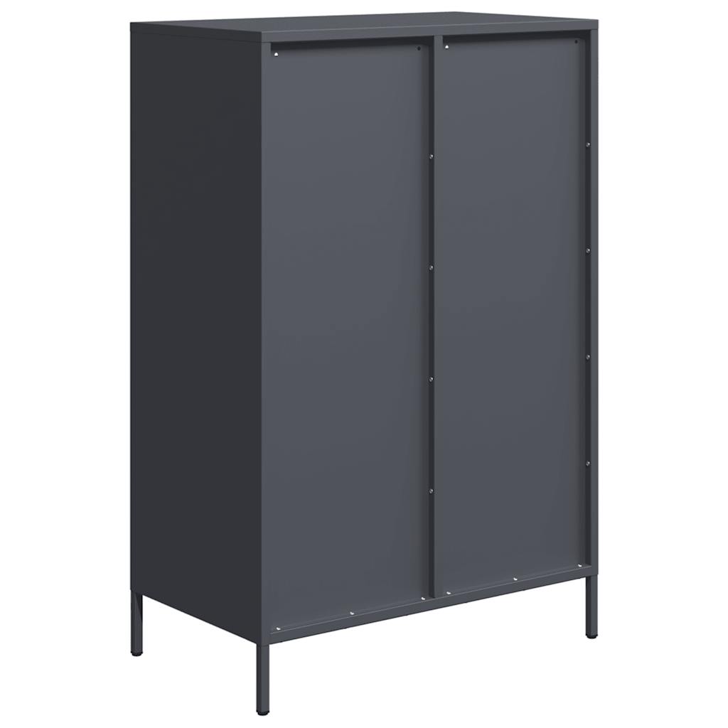 Highboard Anthracite 68x39x101.5 cm Steel