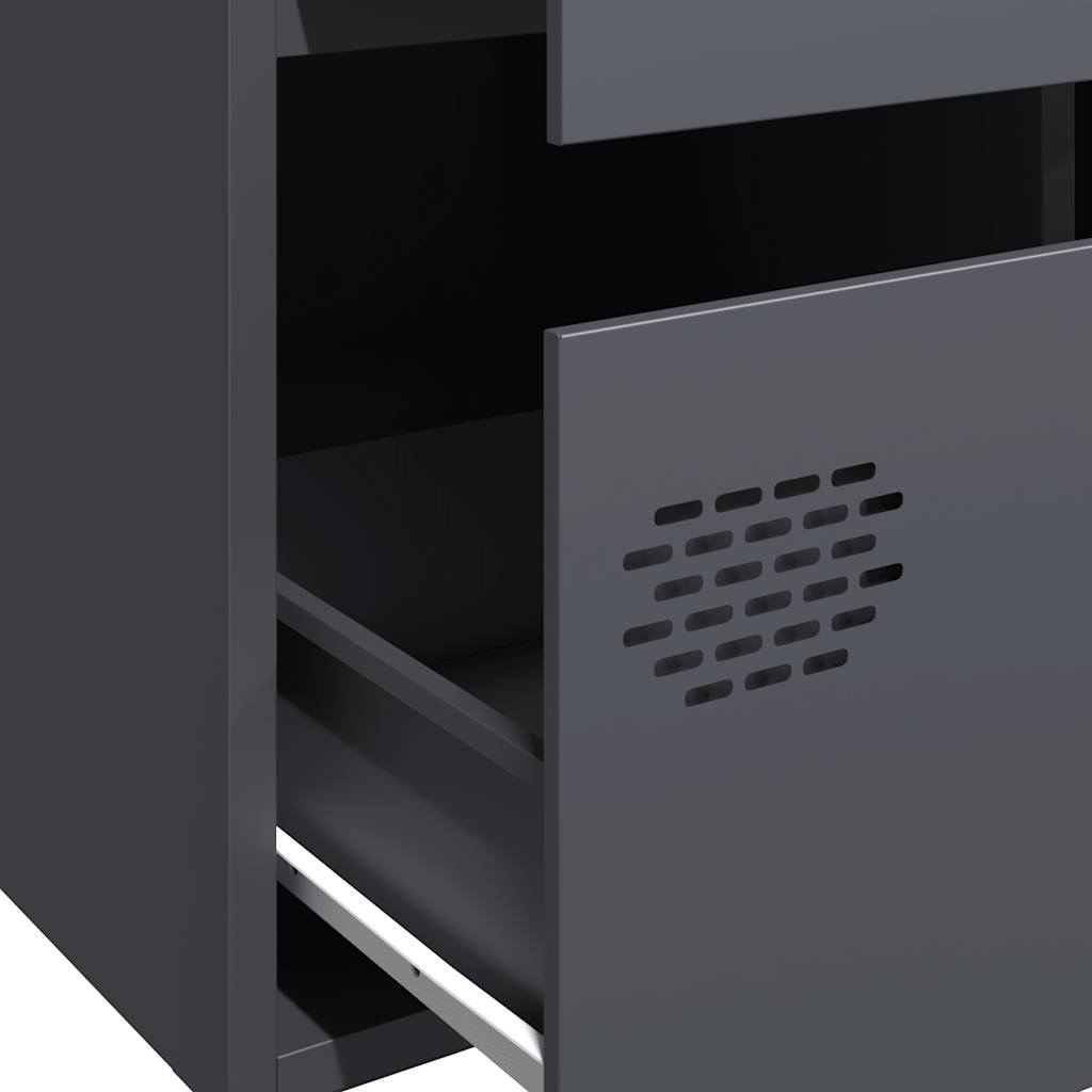 Highboard Anthracite 68x39x101.5 cm Steel