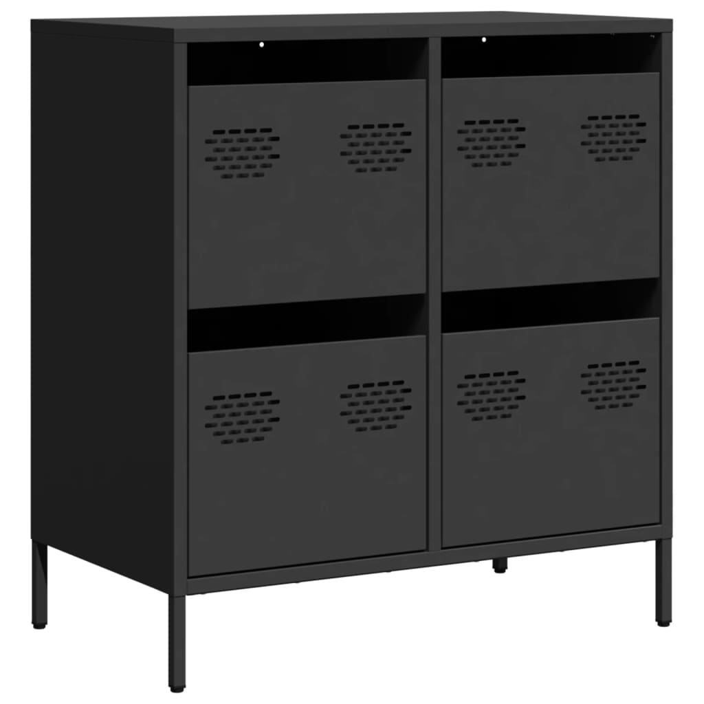 Sideboard Black 68x39x73.5 cm Cold-rolled Steel