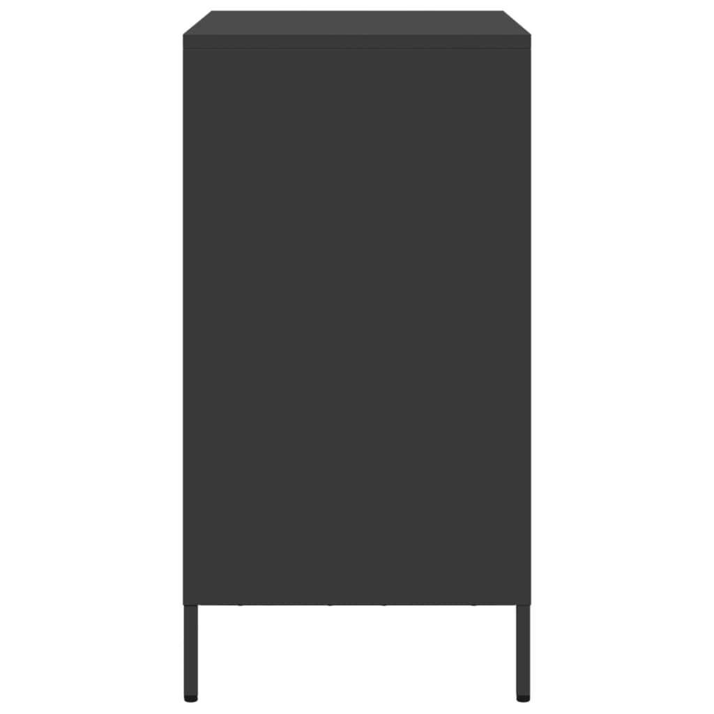 Sideboard Black 68x39x73.5 cm Cold-rolled Steel