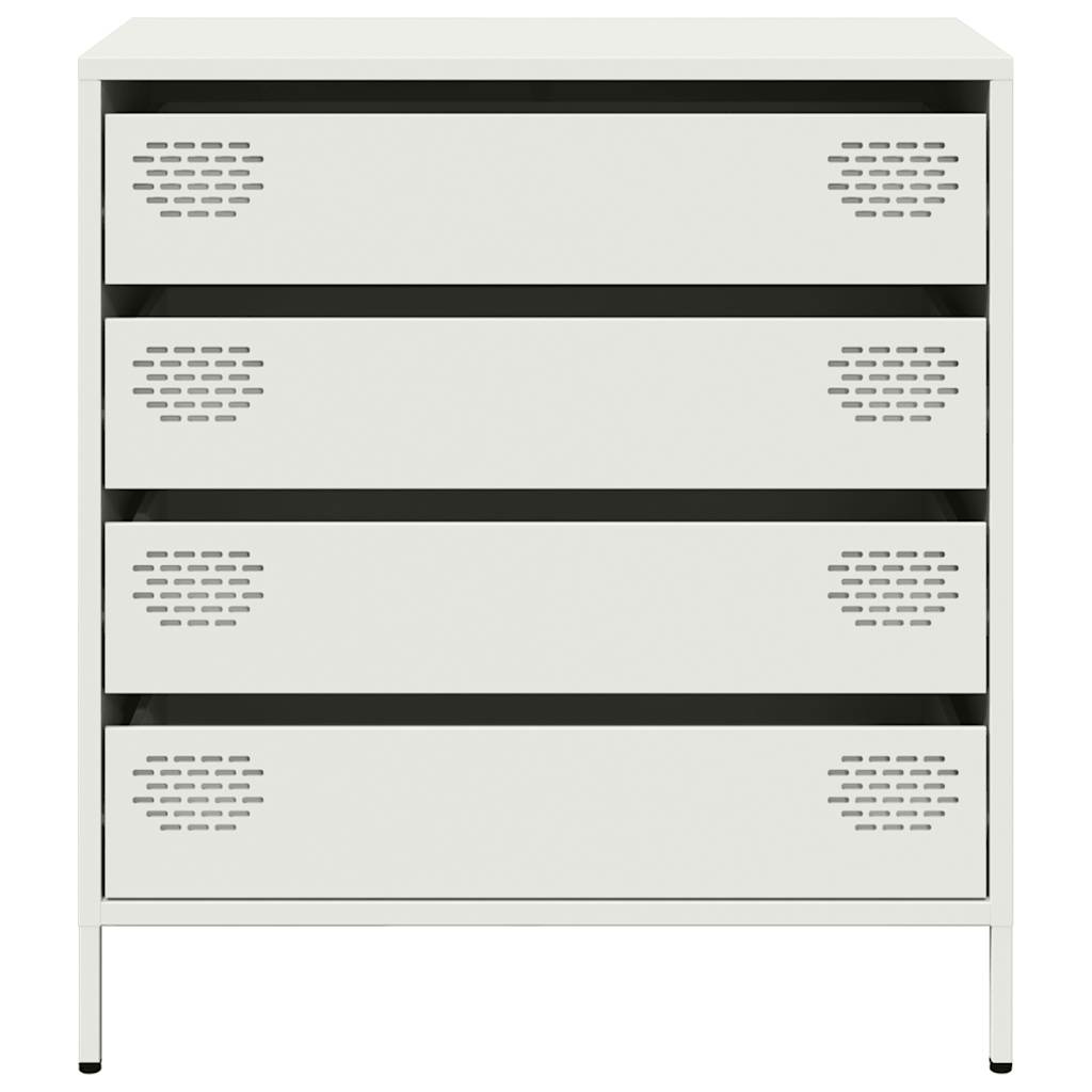Sideboard White 68x39x73.5 cm Cold-rolled Steel