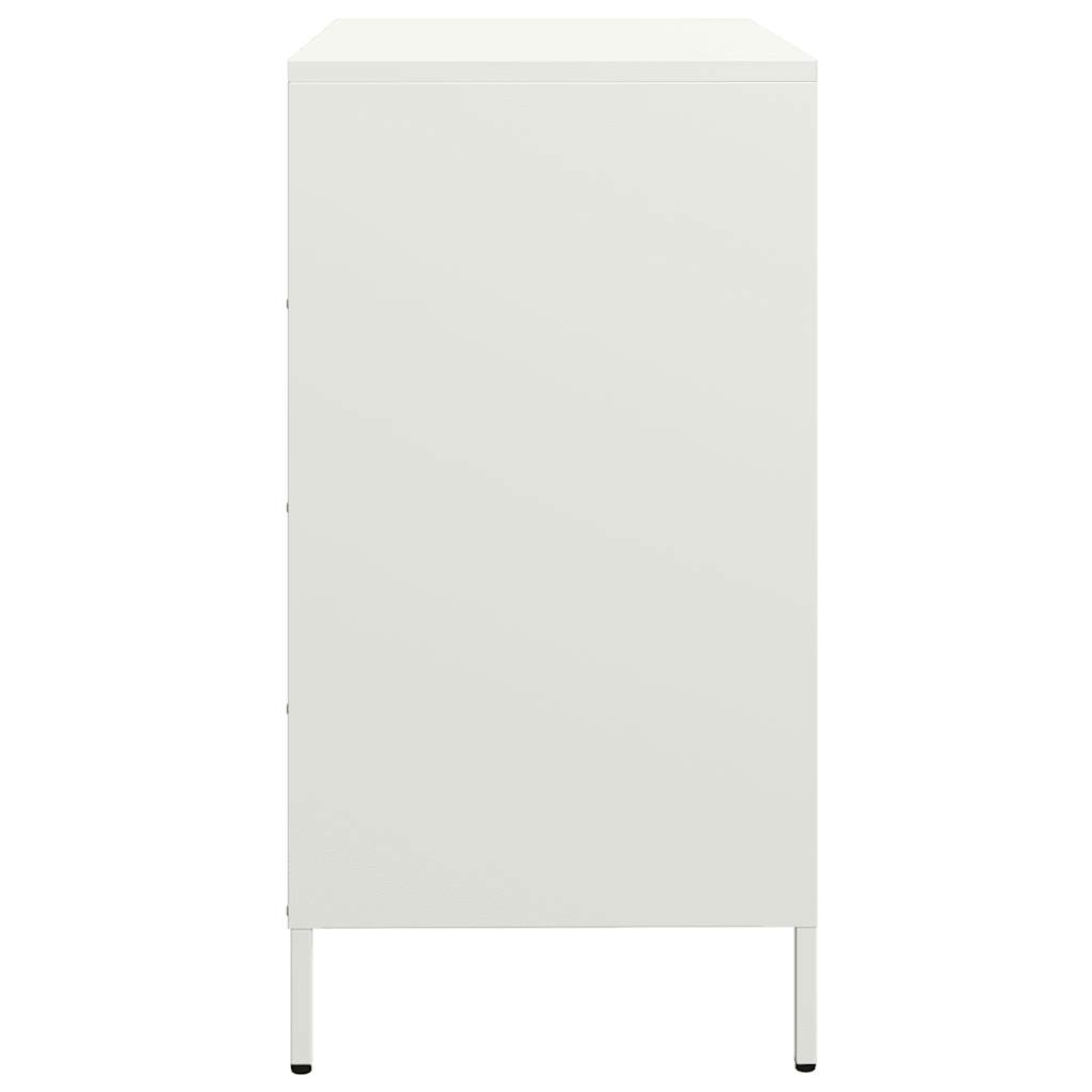 Sideboard White 68x39x73.5 cm Cold-rolled Steel