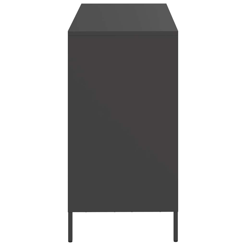 Sideboard Black 101.5x39x73.5 cm Cold-rolled Steel