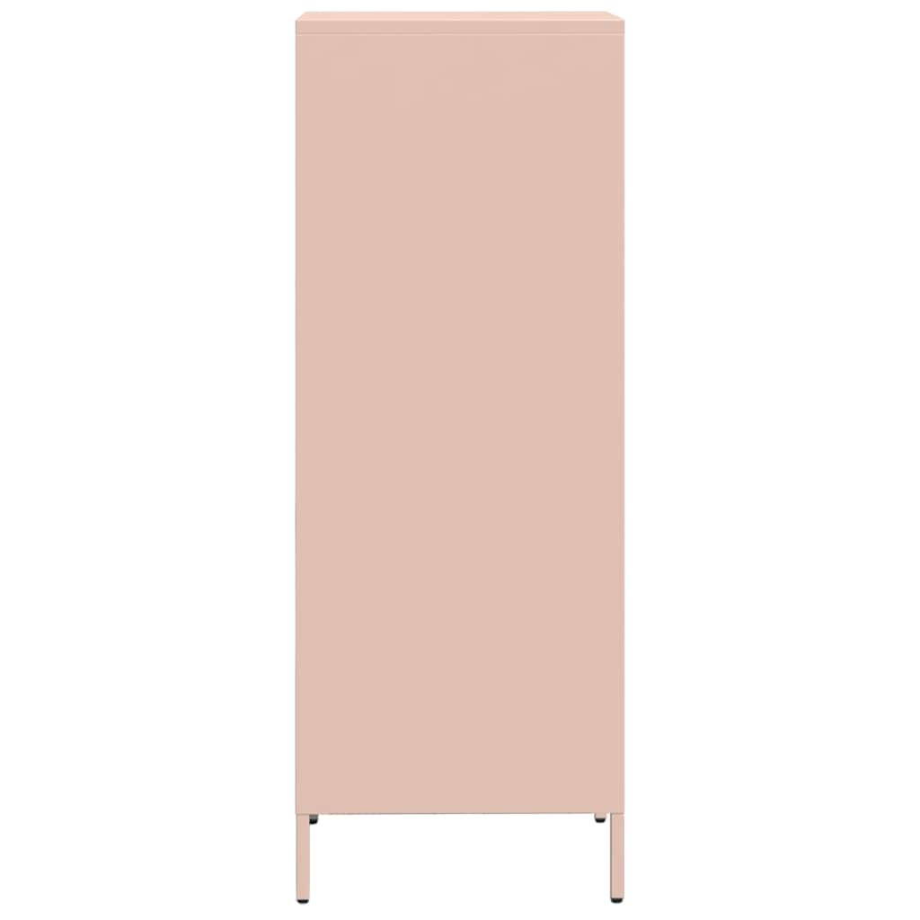 Highboard Pink 35x39x103.5 cm Steel