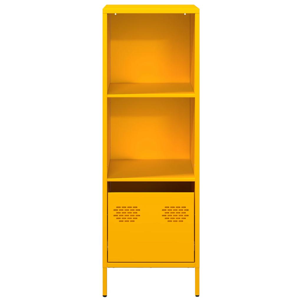 Highboard Mustard Yellow 35x39x103.5 cm Steel