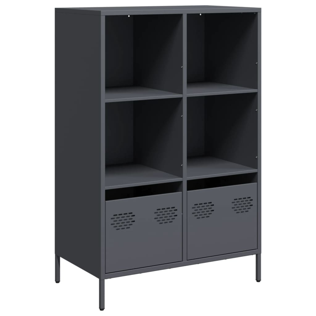 Highboard Anthracite 68x39x103.5 cm Steel