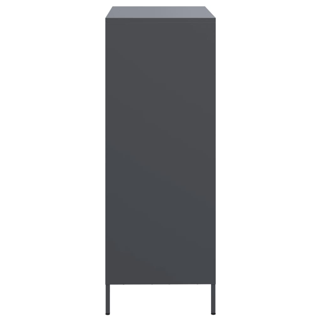Highboard Anthracite 68x39x103.5 cm Steel