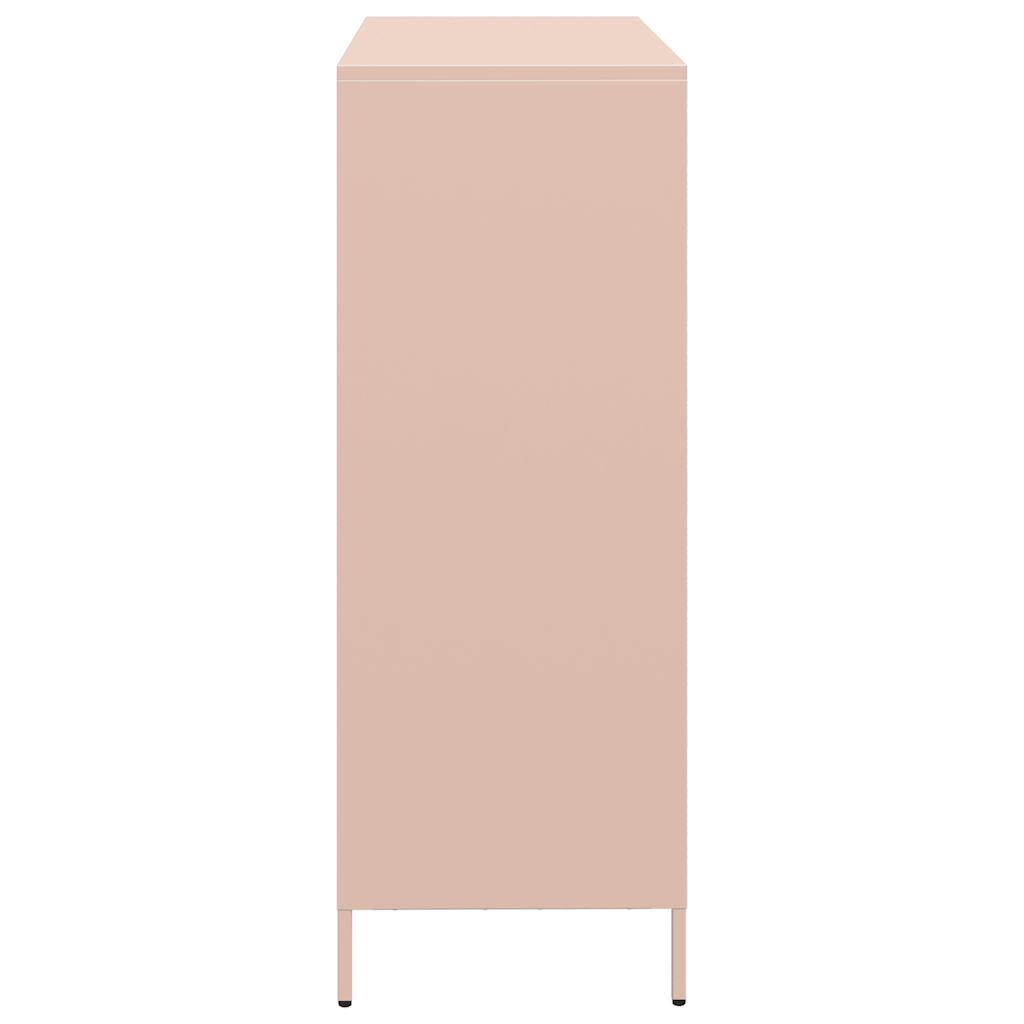 Highboard Pink 101.5x39x103.5 cm Steel