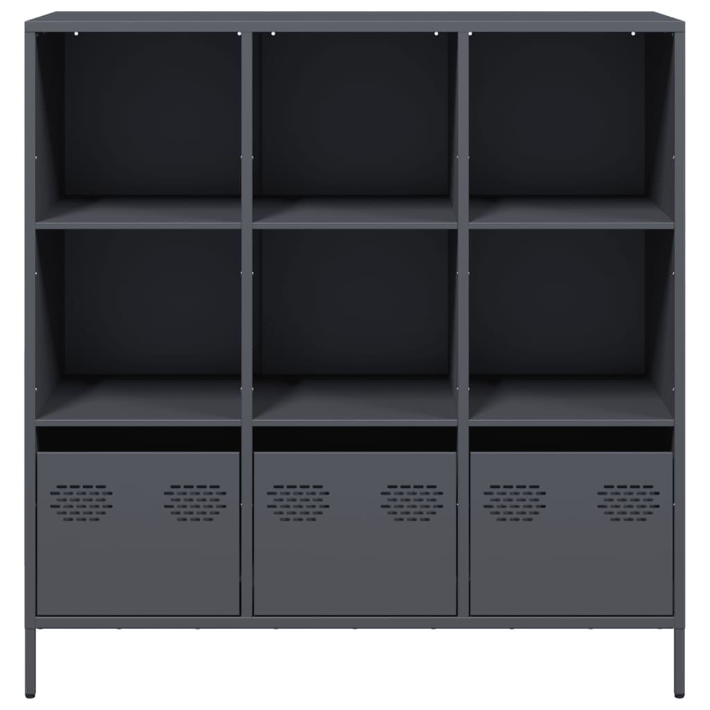 Highboard Anthracite 101.5x39x103.5 cm Steel