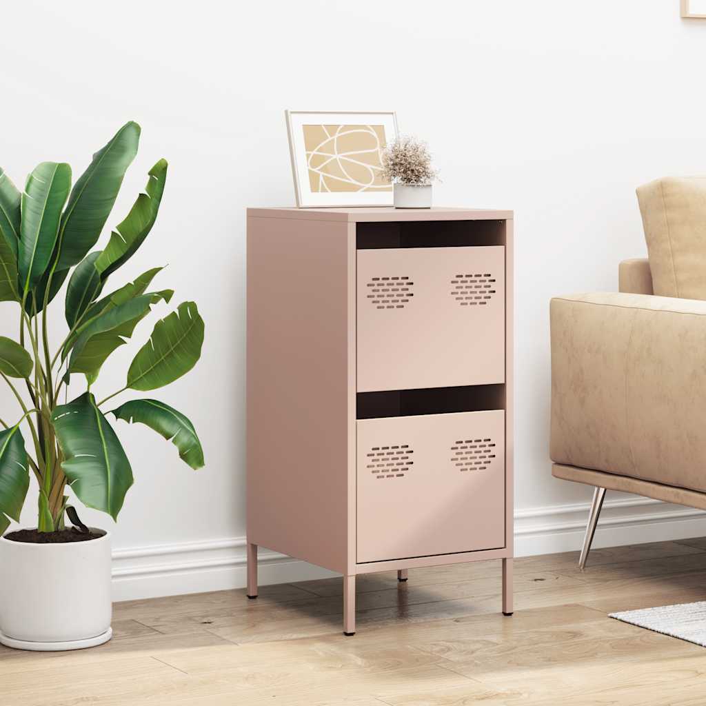 Sideboard Pink 35x39x73.5 cm Cold-rolled Steel
