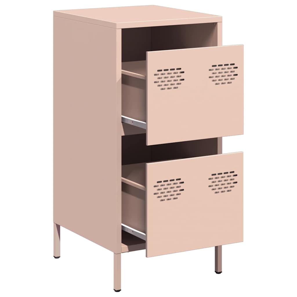 Sideboard Pink 35x39x73.5 cm Cold-rolled Steel
