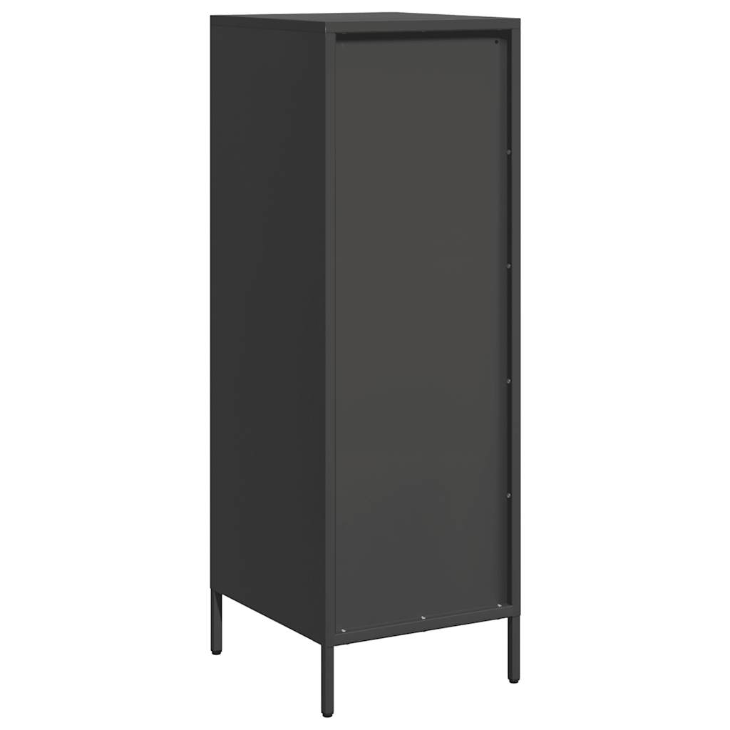 Highboard Black 39x35x103.5 cm Steel