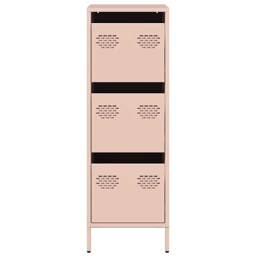 Highboard Pink 39x35x103.5 cm Steel