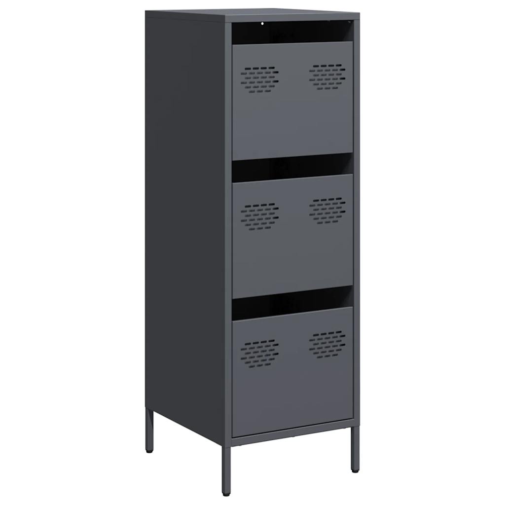 Highboard Anthracite 39x35x103.5 cm Steel