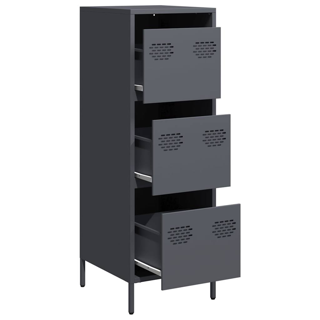Highboard Anthracite 39x35x103.5 cm Steel