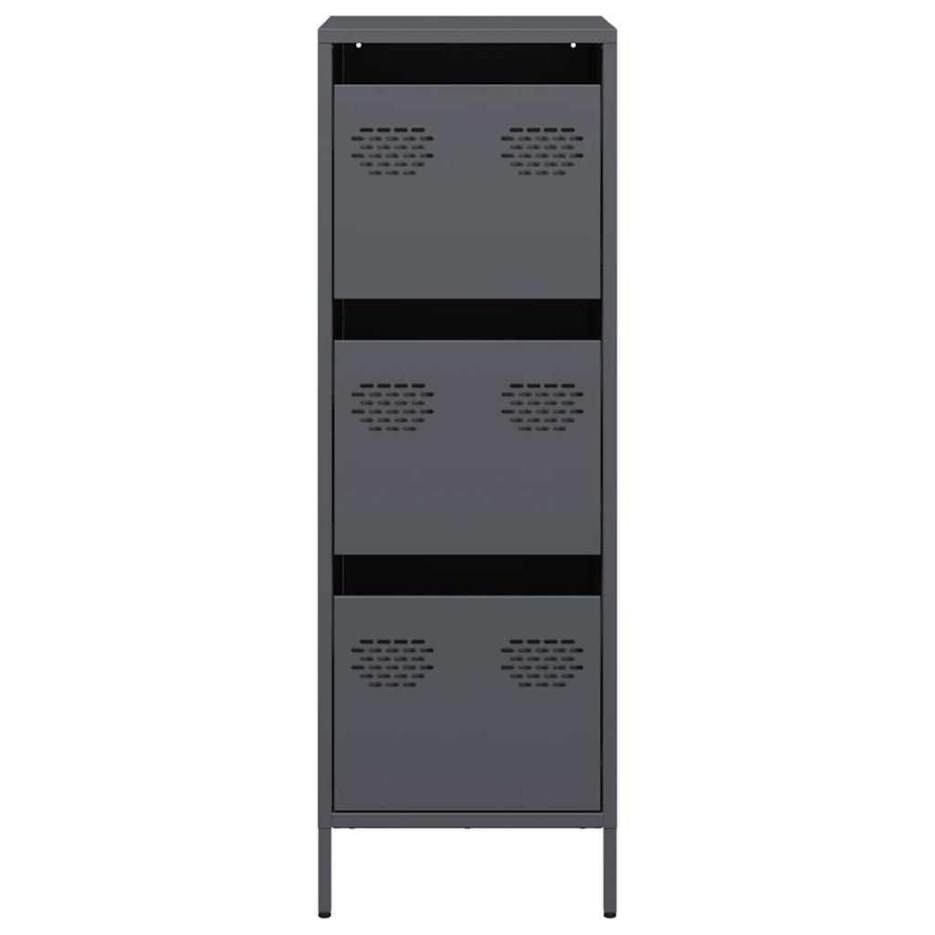 Highboard Anthracite 39x35x103.5 cm Steel