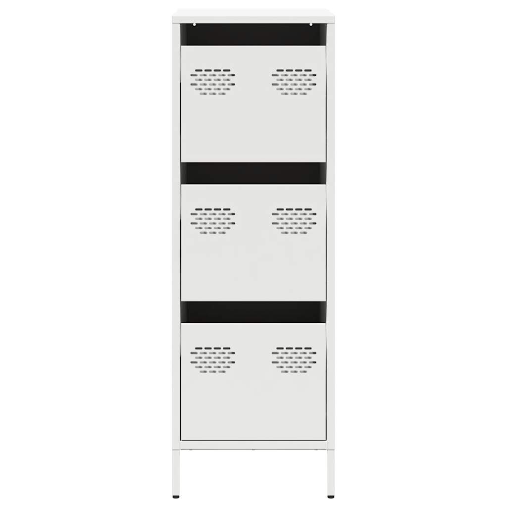 Highboard White 39x35x103.5 cm Steel