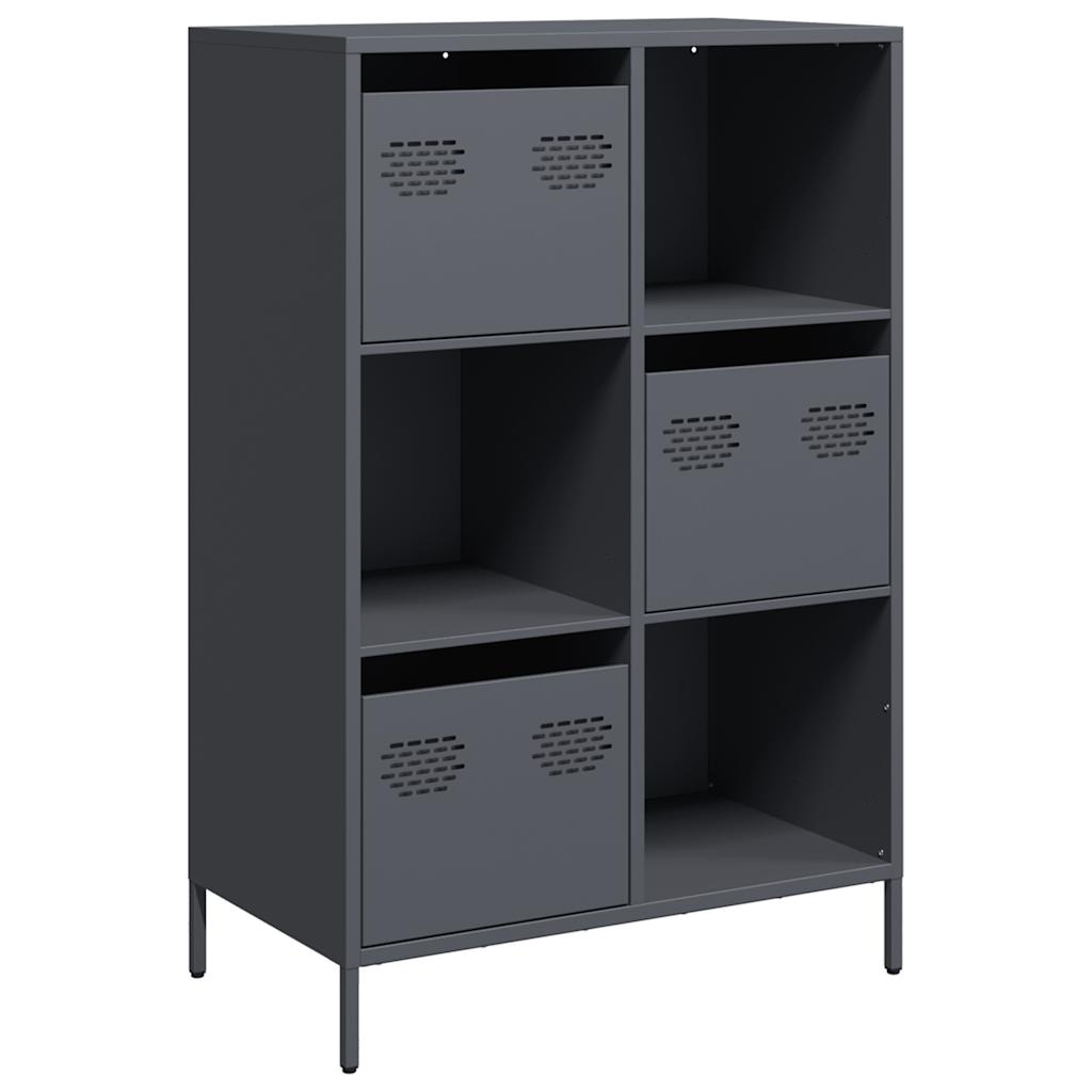 Highboard Anthracite 68x39x103.5 cm Steel