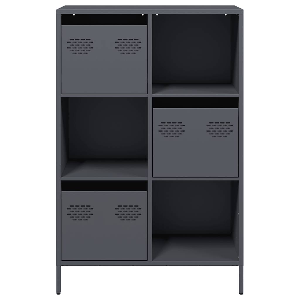 Highboard Anthracite 68x39x103.5 cm Steel