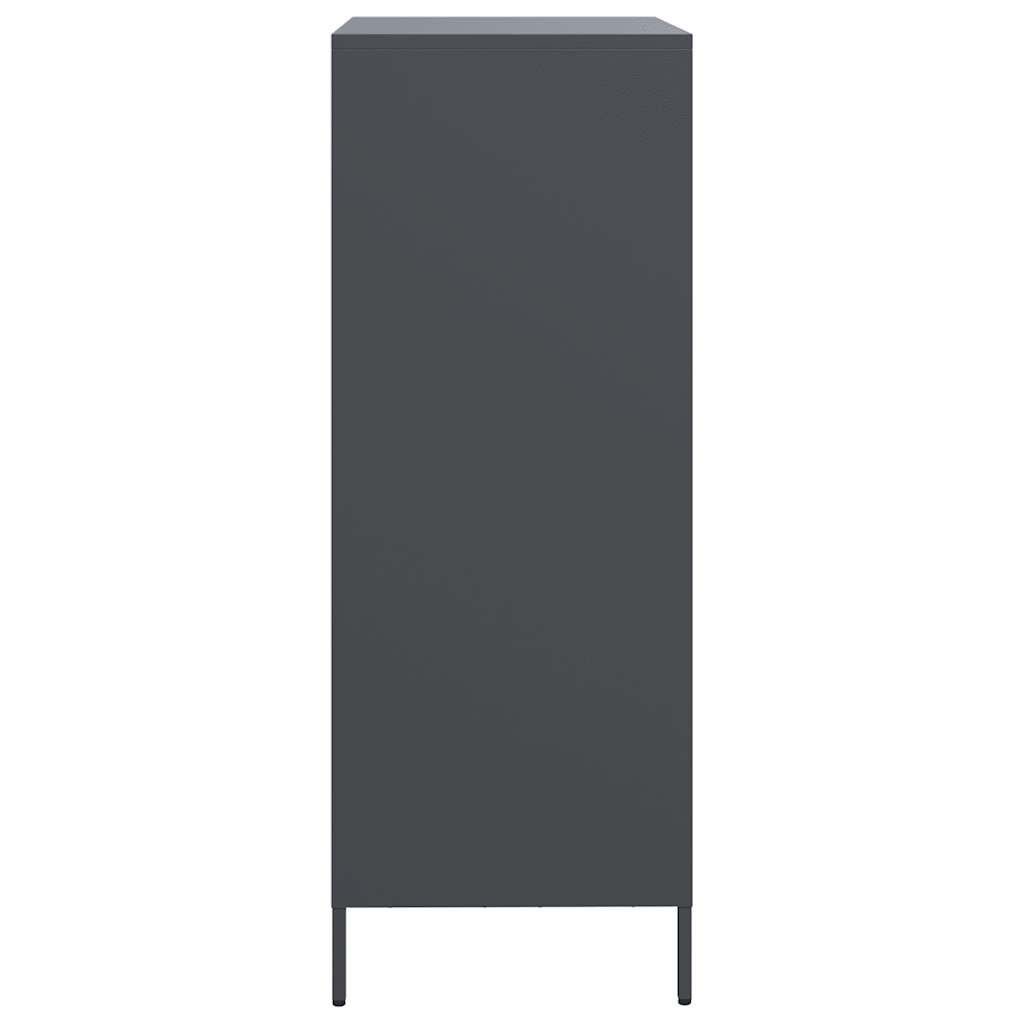 Highboard Anthracite 68x39x103.5 cm Steel