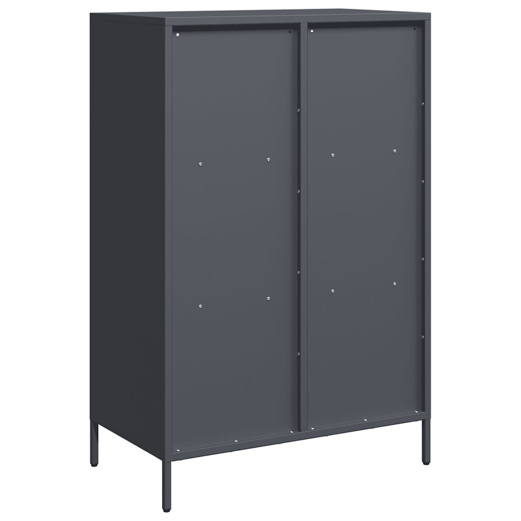 Highboard Anthracite 68x39x103.5 cm Steel