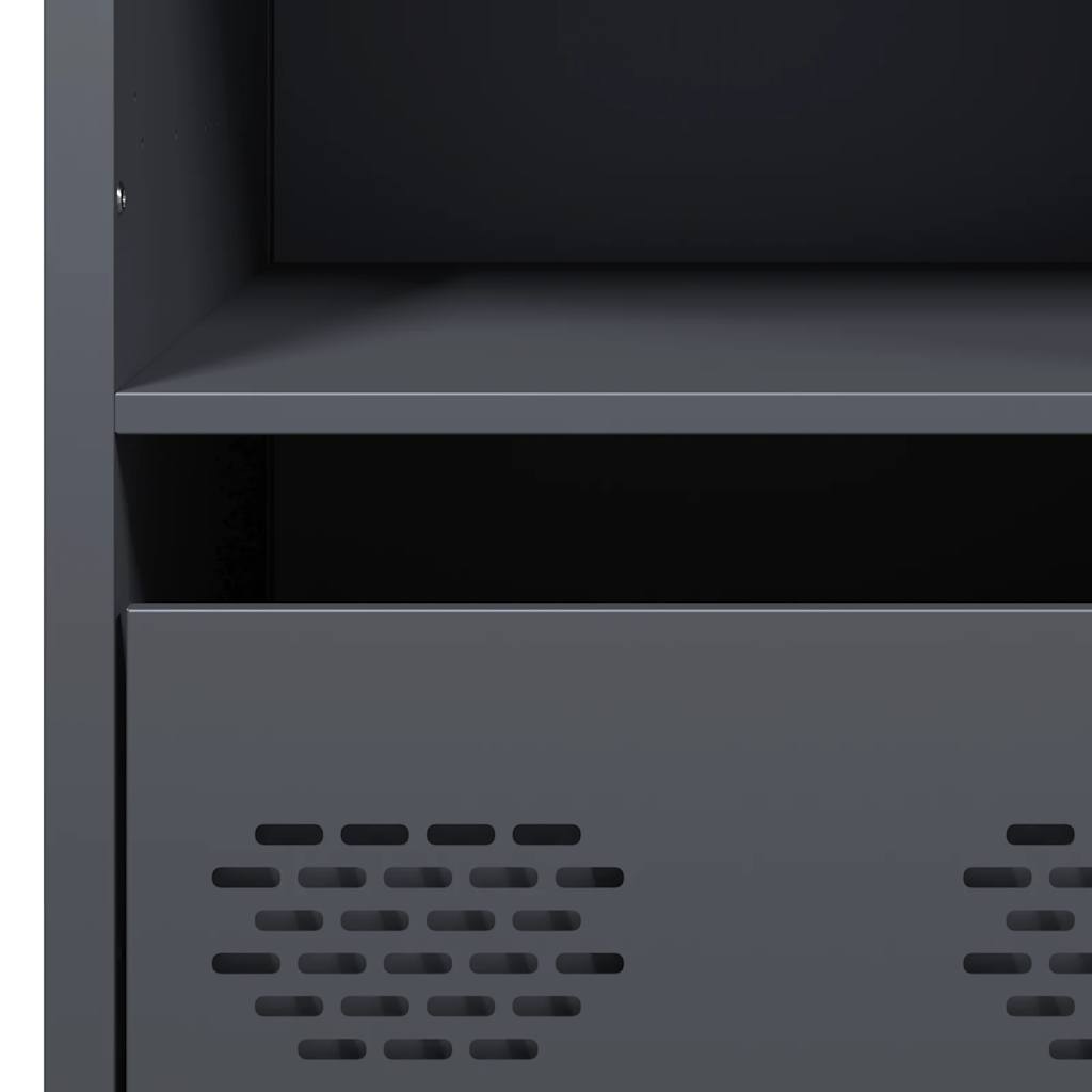 Highboard Anthracite 68x39x103.5 cm Steel