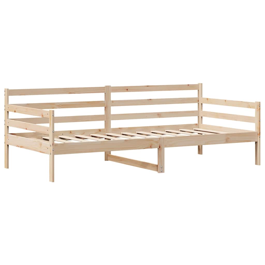 Daybed with Drawers without Mattress White 80x200 cm Solid Wood
