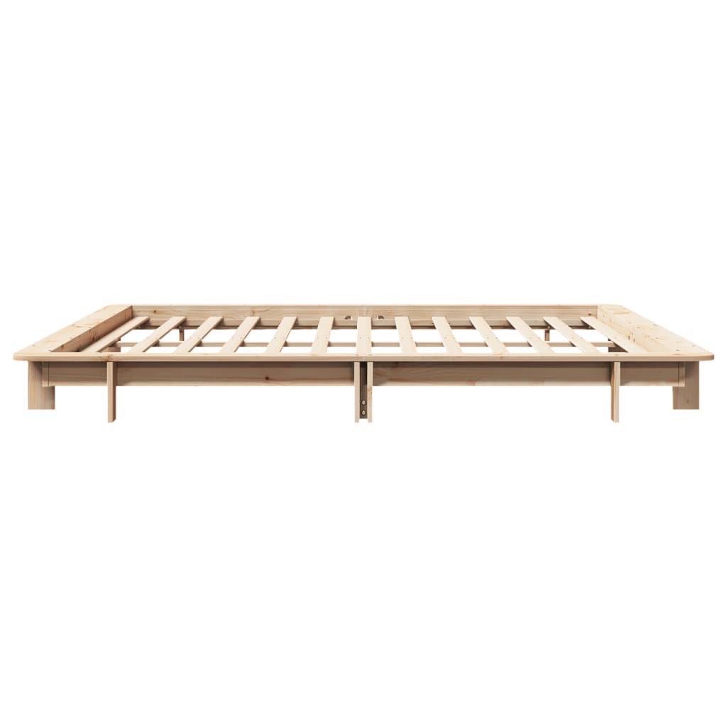 Bed Frame without Mattress 180x200 cm Super King Solid Wood Pine