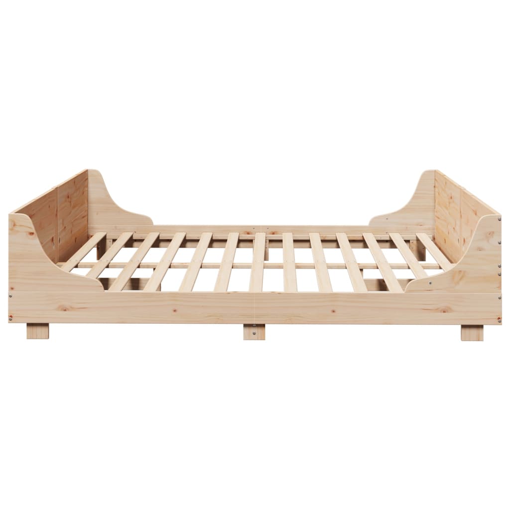 Bed Frame without Mattress 180x200 cm Super King Solid Wood Pine