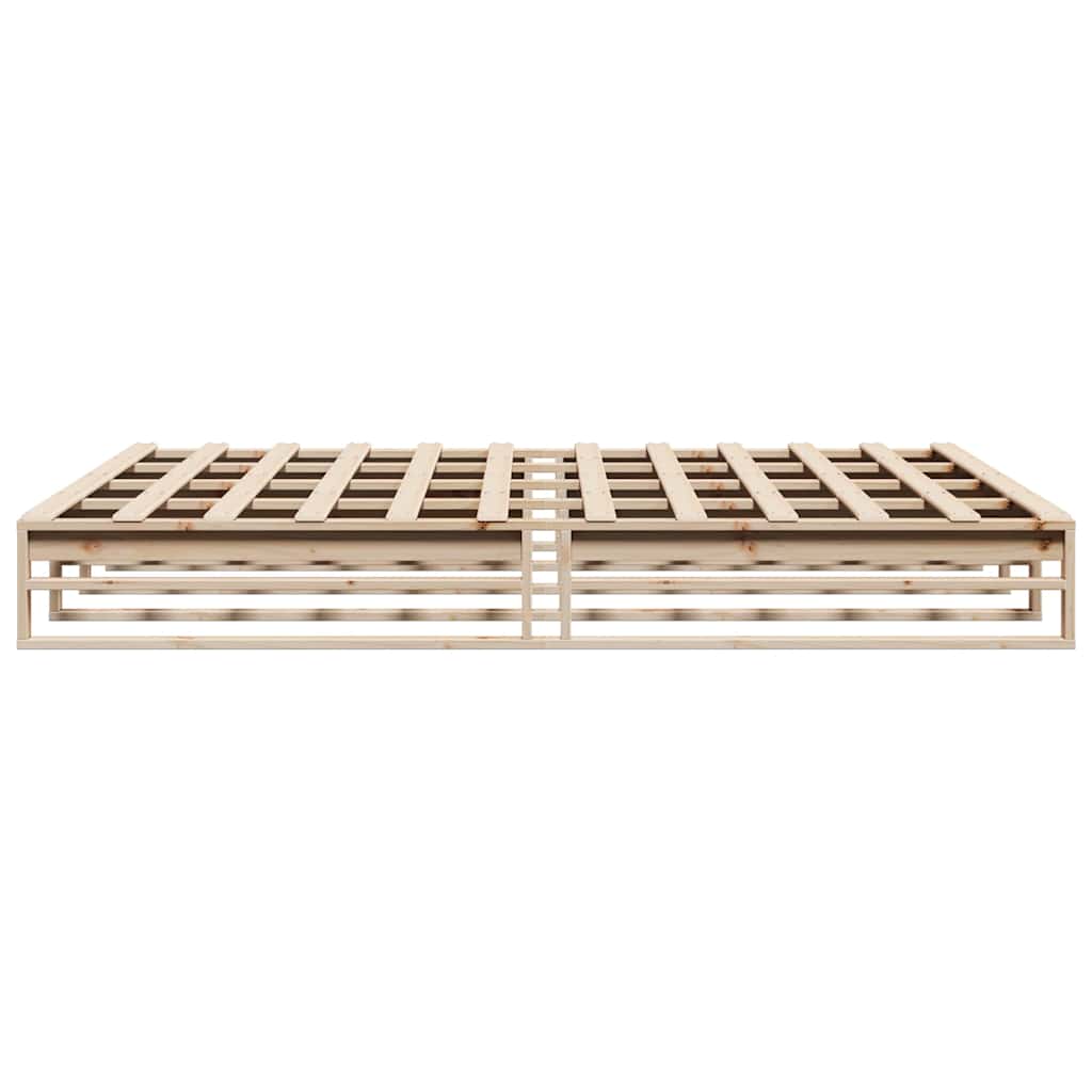 Bed Frame without Mattress 180x200 cm Super King Solid Wood Pine