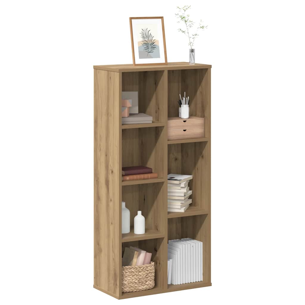 Bookcase Artisian Oak 50x25x105 cm Engineered Wood