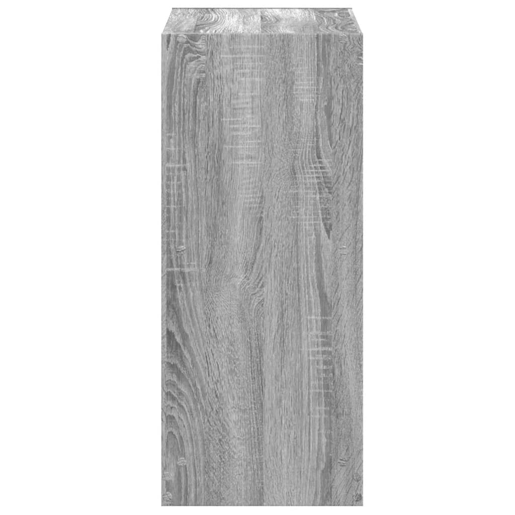 Bookcase Grey Sonoma 68.5x32x75 cm Engineered Wood