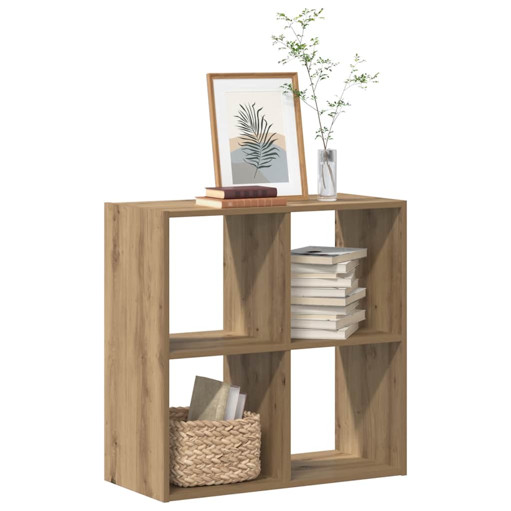 Bookcase Artisian Oak 68.5x32x68.5 cm Engineered Wood