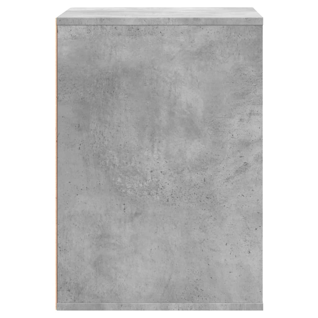 Corner Chest of Drawers Concrete Grey 60x41x58 cm Engineered Wood