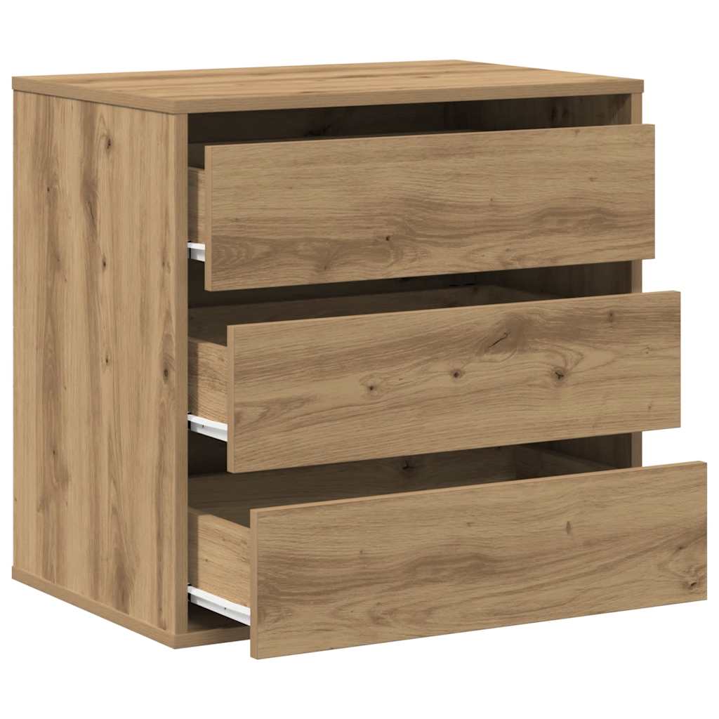 Corner Chest of Drawers Artisian Oak 60x41x58 cm Engineered Wood