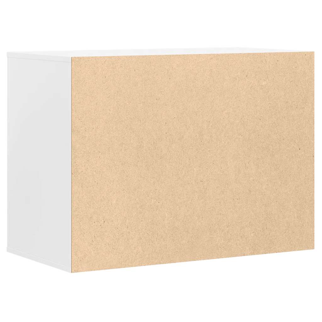 Corner Chest of Drawers White 80x41x58 cm Engineered Wood