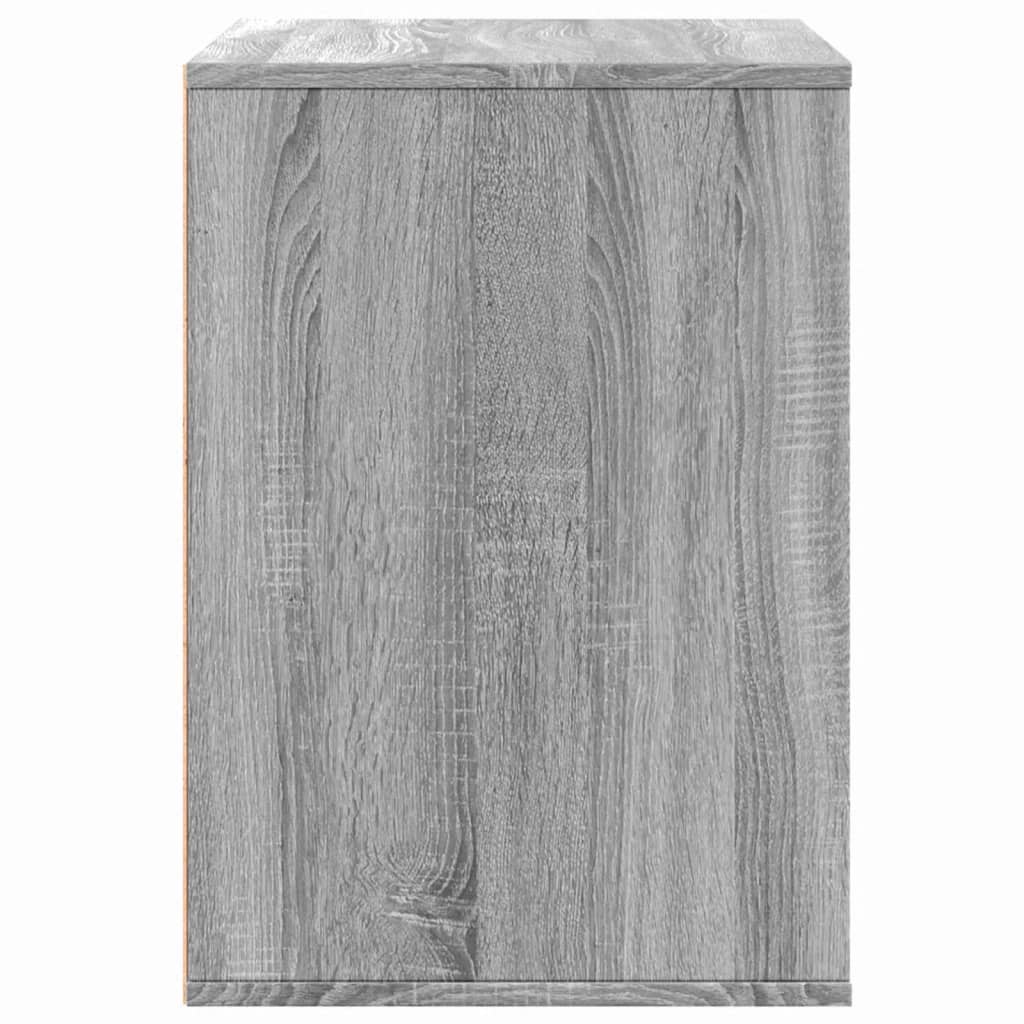 Corner Chest of Drawers Grey Sonoma 80x41x58 cm Engineered Wood