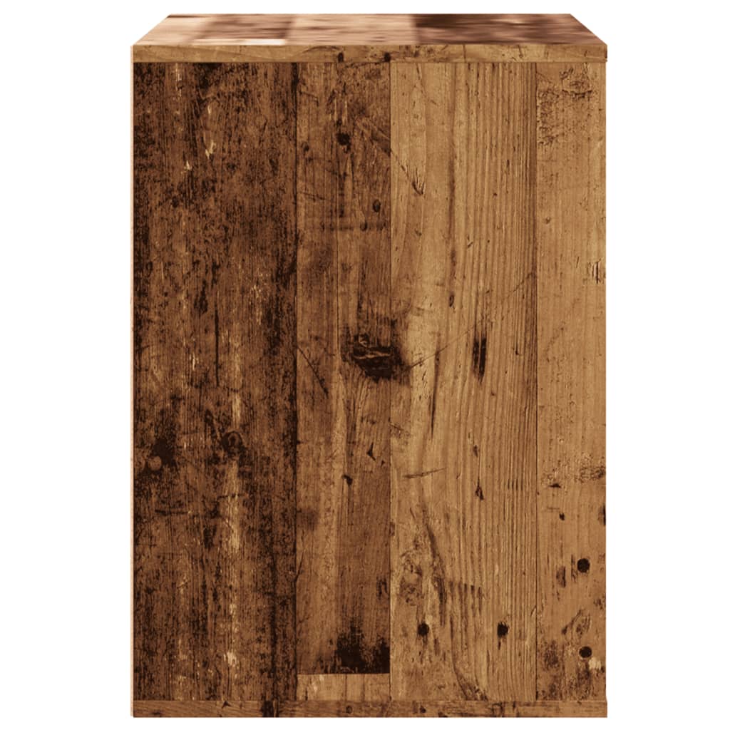 Corner Chest of Drawers Old Wood 80x41x58 cm Engineered Wood