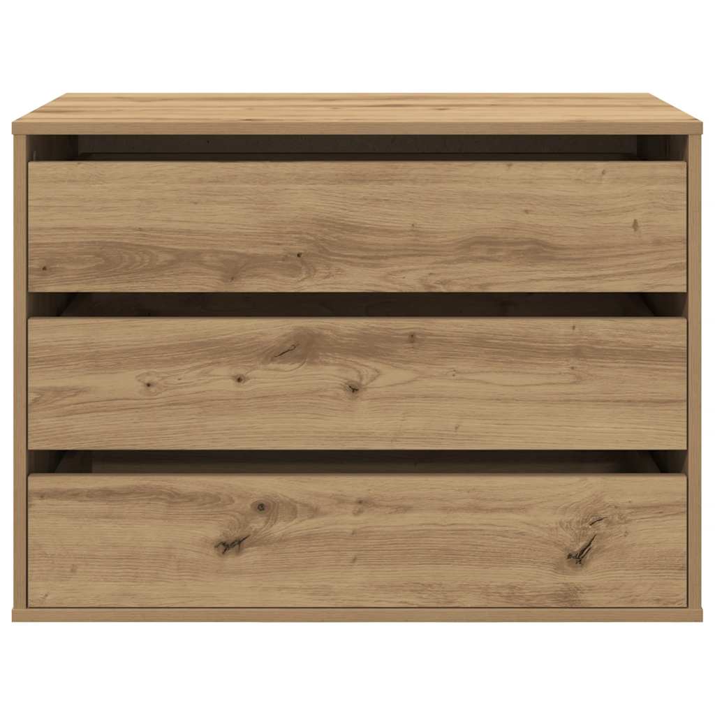 Corner Chest of Drawers Artisian Oak 80x41x58 cm Engineered Wood
