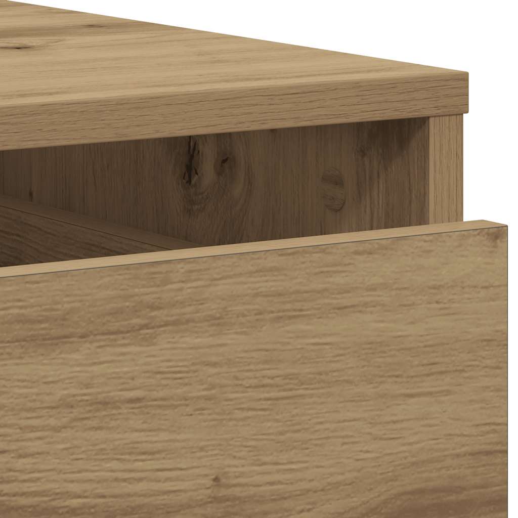 Corner Chest of Drawers Artisian Oak 60x41x76 cm Engineered Wood