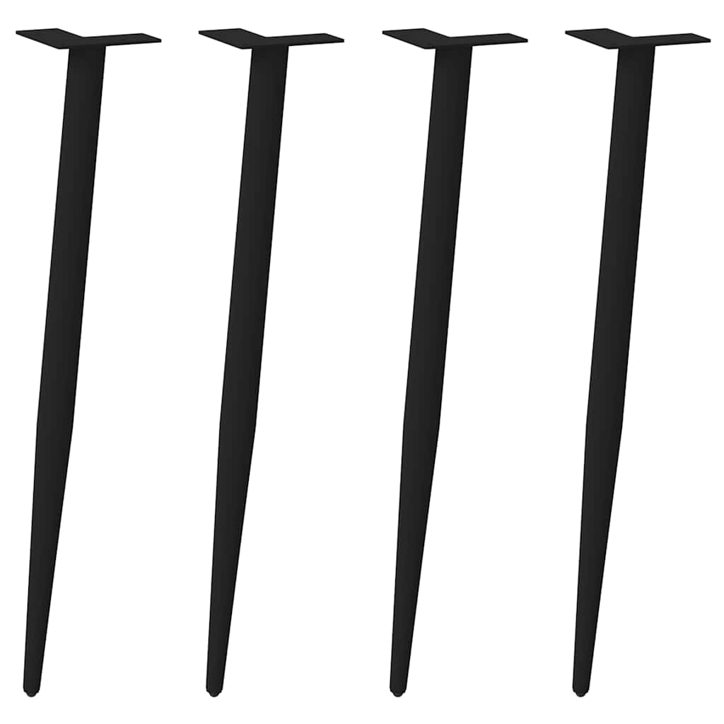 Coffee Table Legs Conical Shape 4 Pcs Steel