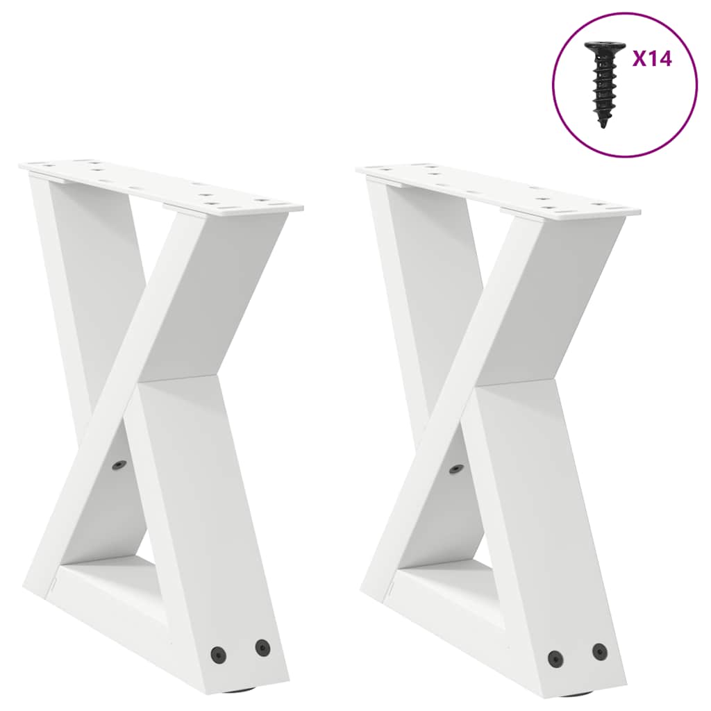 Coffee Table Legs 2 Pcs Steel