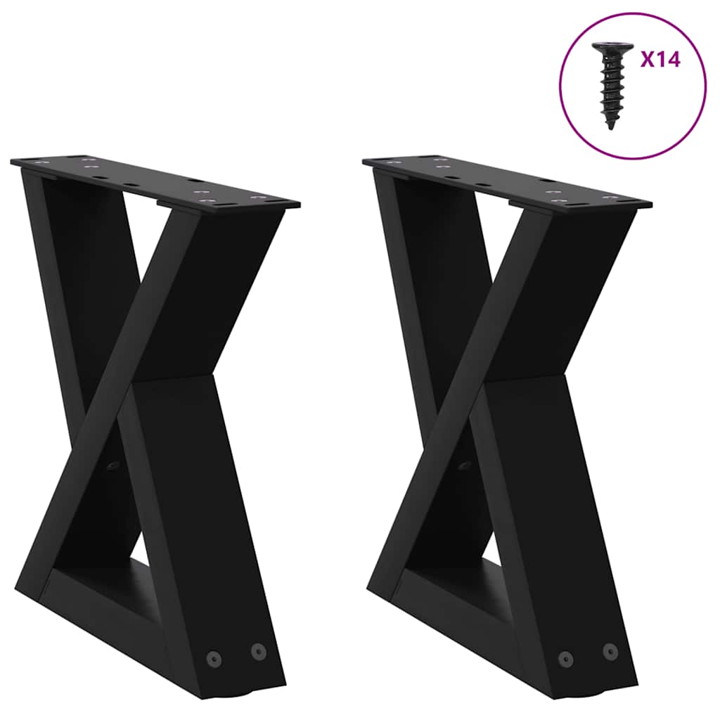 Coffee Table Legs 2 Pcs Steel