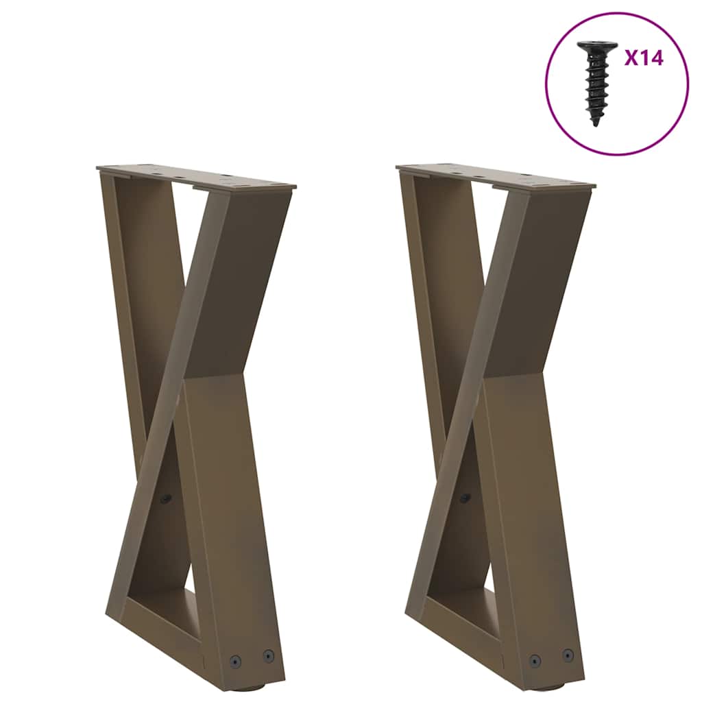 Coffee Table Legs 2 Pcs Steel