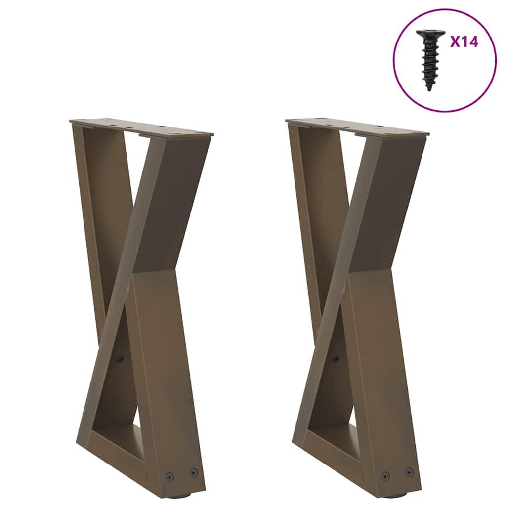 Coffee Table Legs 2 Pcs Steel