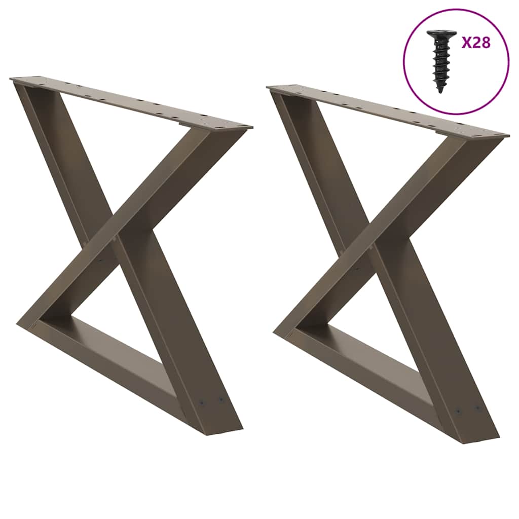 Coffee Table Legs 2 Pcs Steel