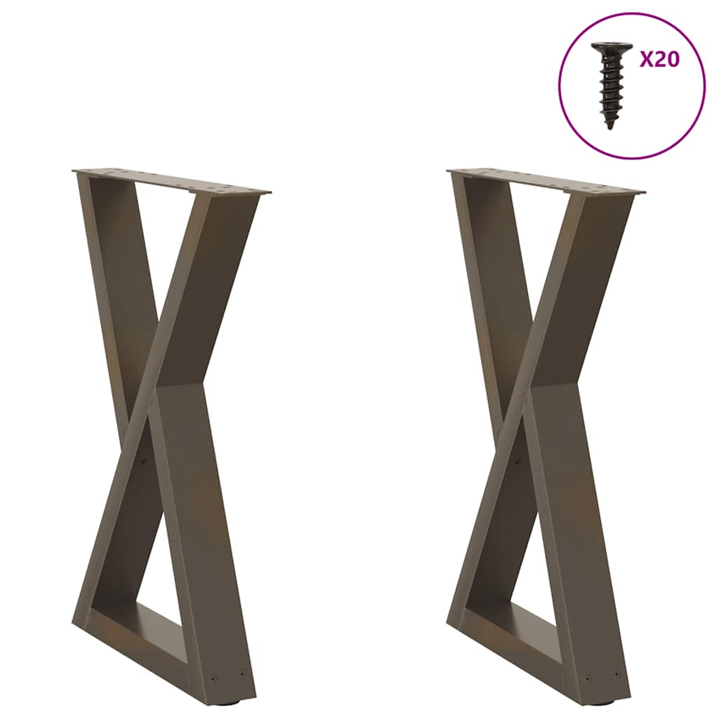Coffee Table Legs 2 Pcs Steel