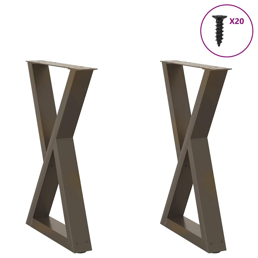 Coffee Table Legs 2 Pcs Steel