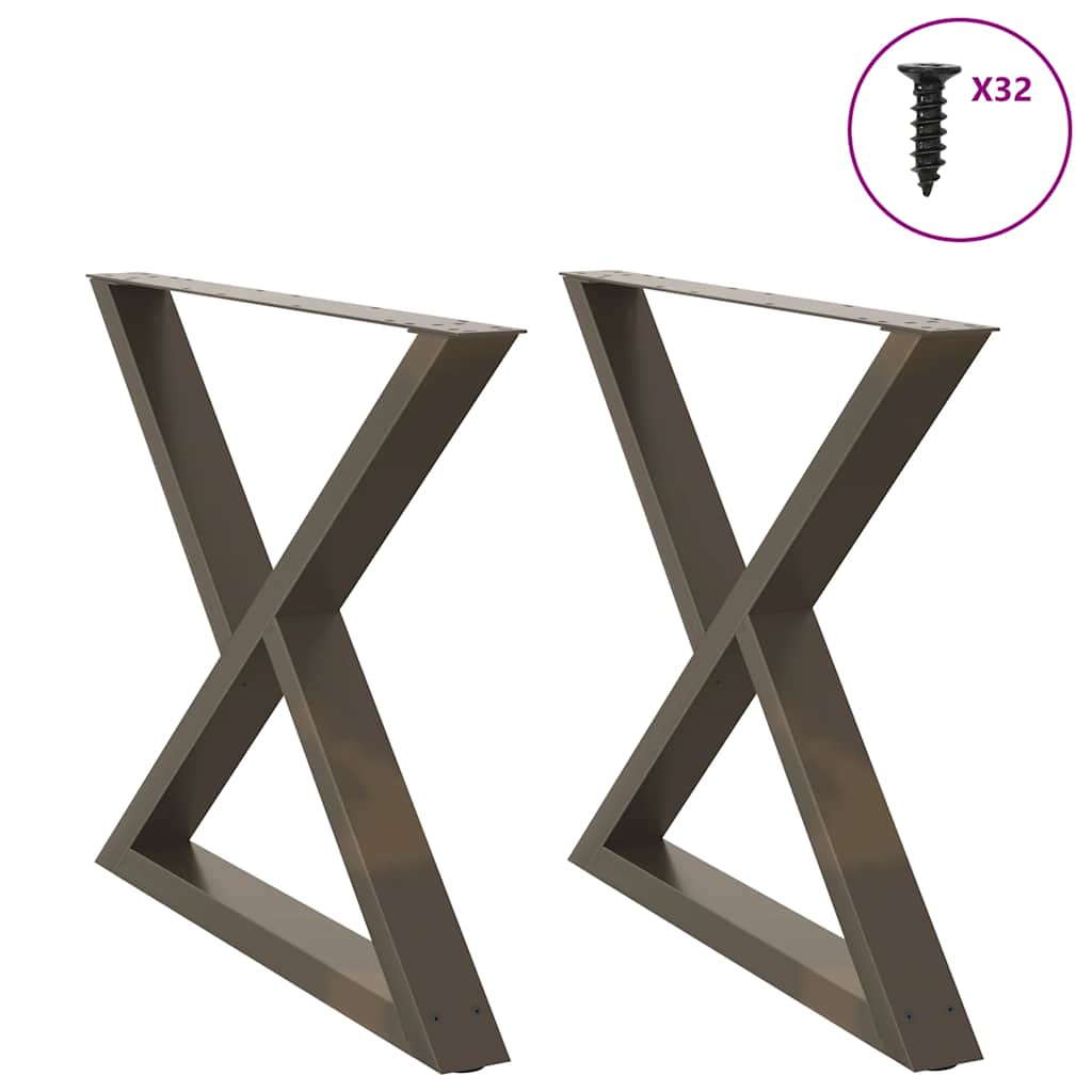 Coffee Table Legs 2 Pcs Steel