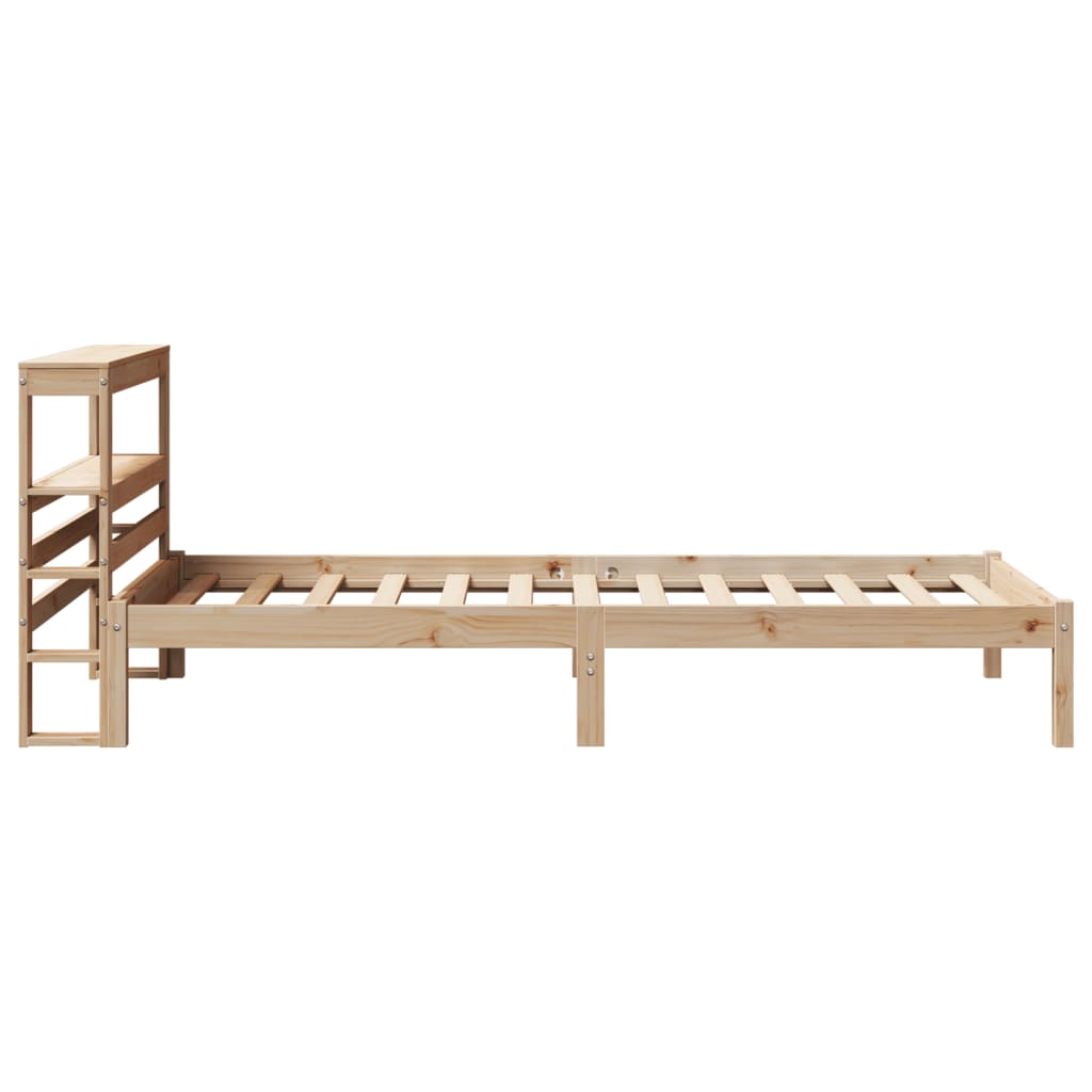 Bed Frame without Mattress 90x190 cm Single Solid Wood Pine